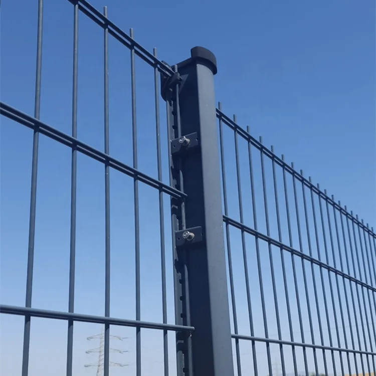 Высококачественный двойной проволочный забор для сада декоративная площадка с замком