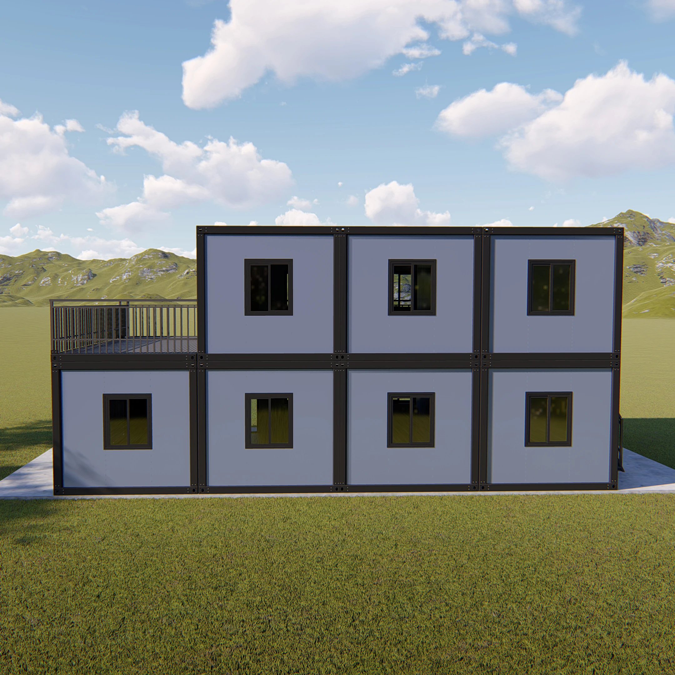 Camping Small Tiny Container House Home Office Easy Assembly Disassembly Detachable Container House for sale