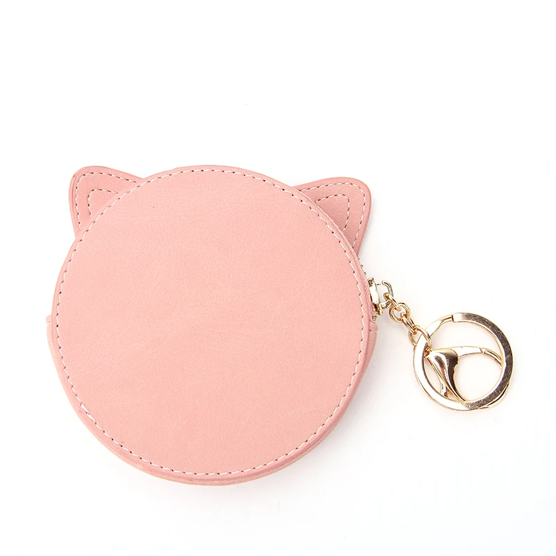 Cute Cat Pattern Short Purses for Girls Fashion Design Coin Purses Ladies Mini Wallet