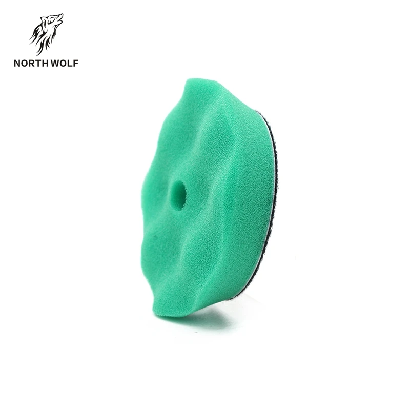 3inch waffle pattern foam buffing pad nano polish auto detailing care sponge heavy cut polish pad for car polish
