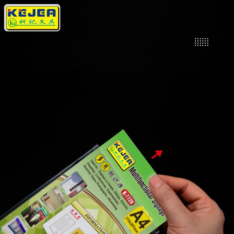 Acrylic Wall Sign Holder 8.5x11 Vertical Horizontal, Clear Plastic Picture Frames , Wall Mounted Design, Support No Drilling