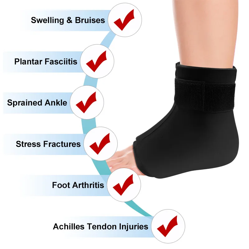 Ankle ice gel cold and hot packs Hot & Cold Compression Therapy