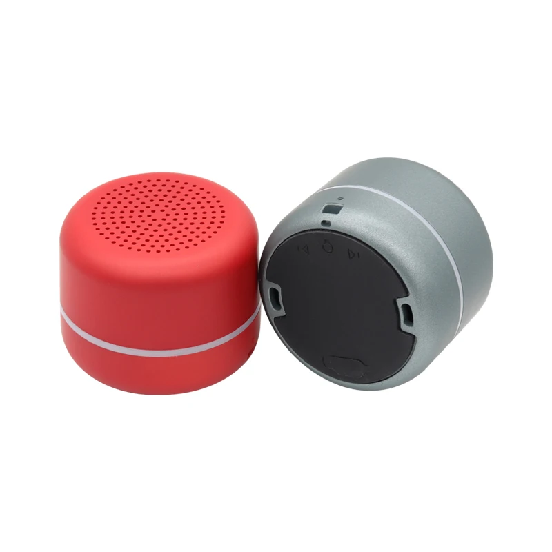 Electronic Gadgets Mini Bluetooth Speaker Portable Atmosphere LED Lights BT5.0 Bicycle Music Box Speakers with Lanyard Handsfree