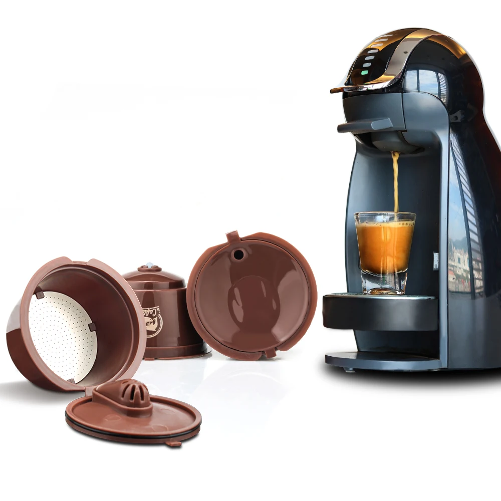 ICafilas многоразовая пластиковая кофейная капсула Dolce gusto пищевой материал DIY все виды кофе