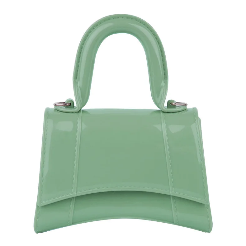 2023 mini designer zipper corssboday handbag tote mini PVC chain bags crossbody portable Candy jelly bag