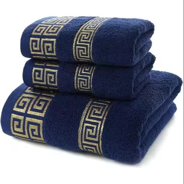 Hotel bath towels wholesale philippines heavy cotton navy blue bath towels hotel