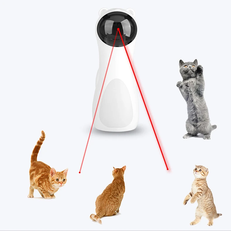 Laser cat funny  explosion model pet toy cat interactive red dot electric toy cat stick manufacturer spot