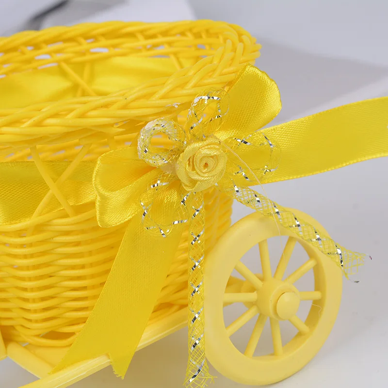 Tricycle Bike Design Flower Basket Storage Party Decoration