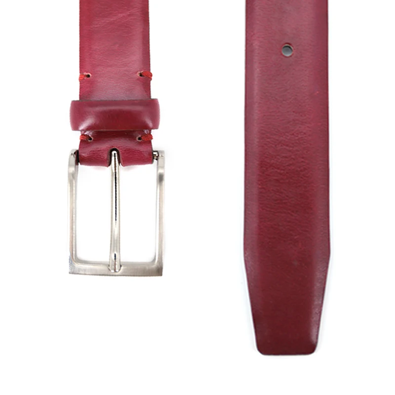 leather belts for men genuine fashion design factory high quality 100% real leather belts