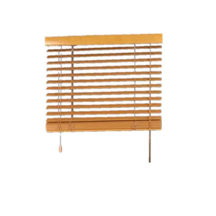 Natural Wood Waterproof Sunscreen Home decor 35mm 50mm Ladder Tape Bamboo Venetian Blinds