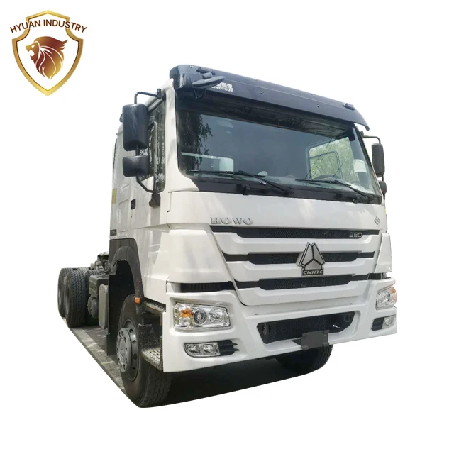 High quality used 6x4 375hp Sinotruk howo howo tractor truck used truck for sale