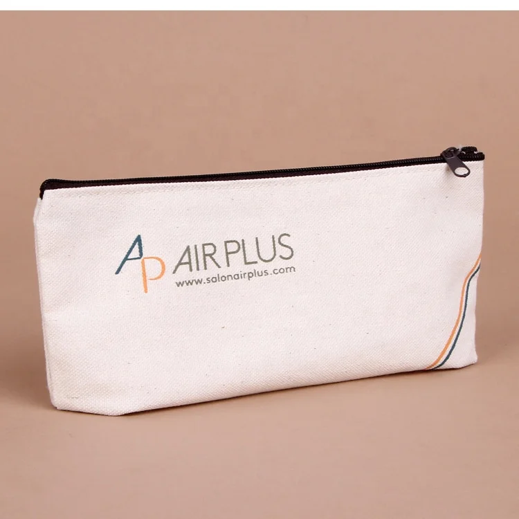 
Mini moq custom cheaper promotional gift cosmetic packaging makeup custom private label muslin line cotton canvas zipper bag 
