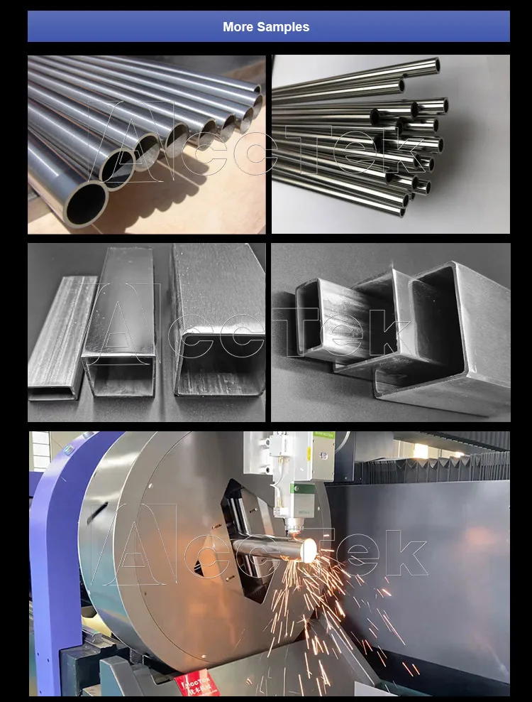 Acctek Laser Cutting Machine Fiber 1000W 1500W 2000W AKJ1530F