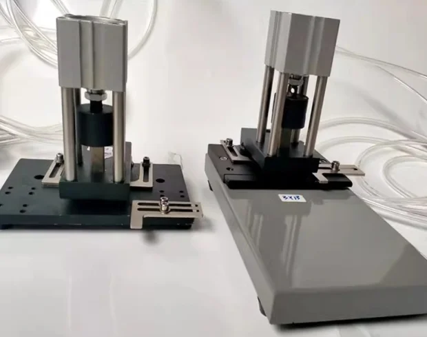 lightweight pneumatic punching machine for PVC work certificate punching round holes and flat holes