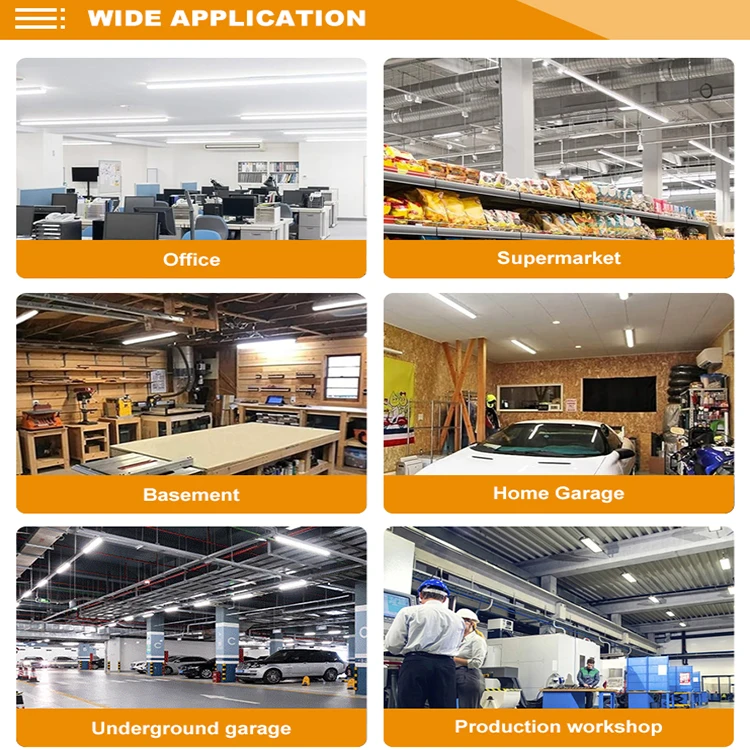 Hot Sale Led Batten Lamp Holder Hanging Ceiling Mounted Aluminum T8 Led Tube Light Bracket Fitting