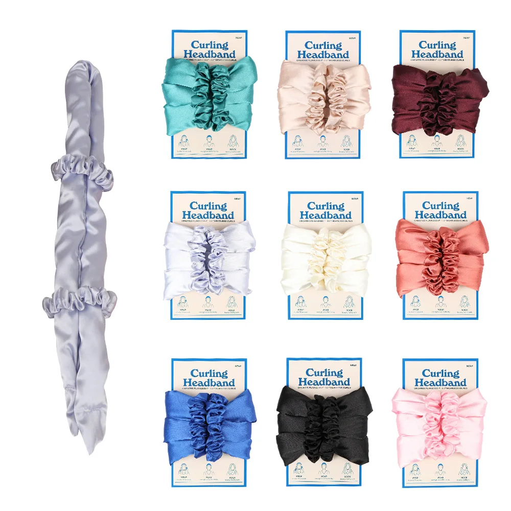 Best Sell Sleeping 2 In 1 Pet Hair Remover Foam Heatless Roller Curly Human Wig Silk Hair Roller