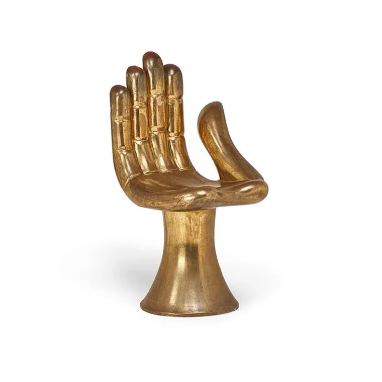 Nordic designer customized leisure chair Palm chair Special-shaped backrest chair seat