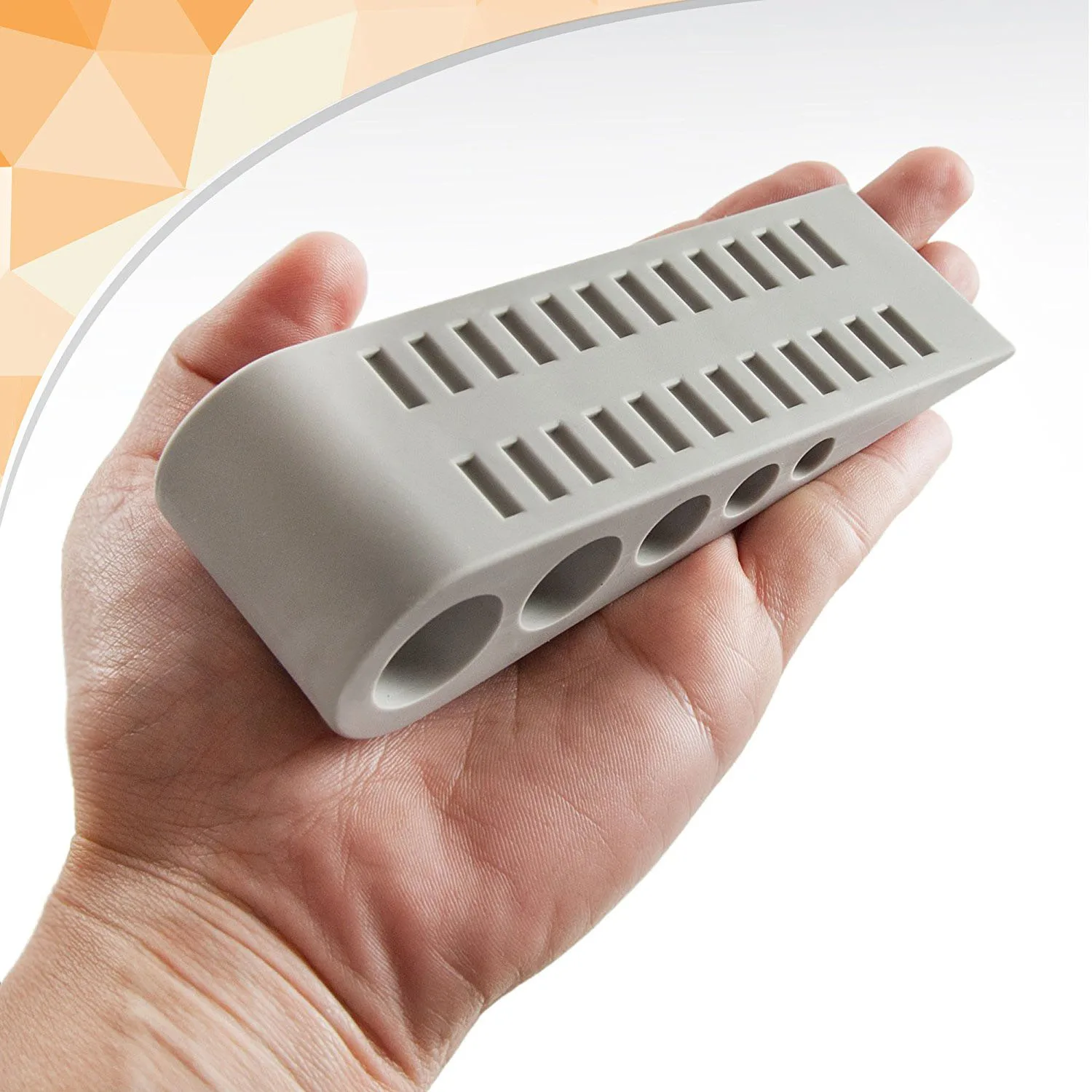 Door Stop Rubber grey silicone wedge door stopper