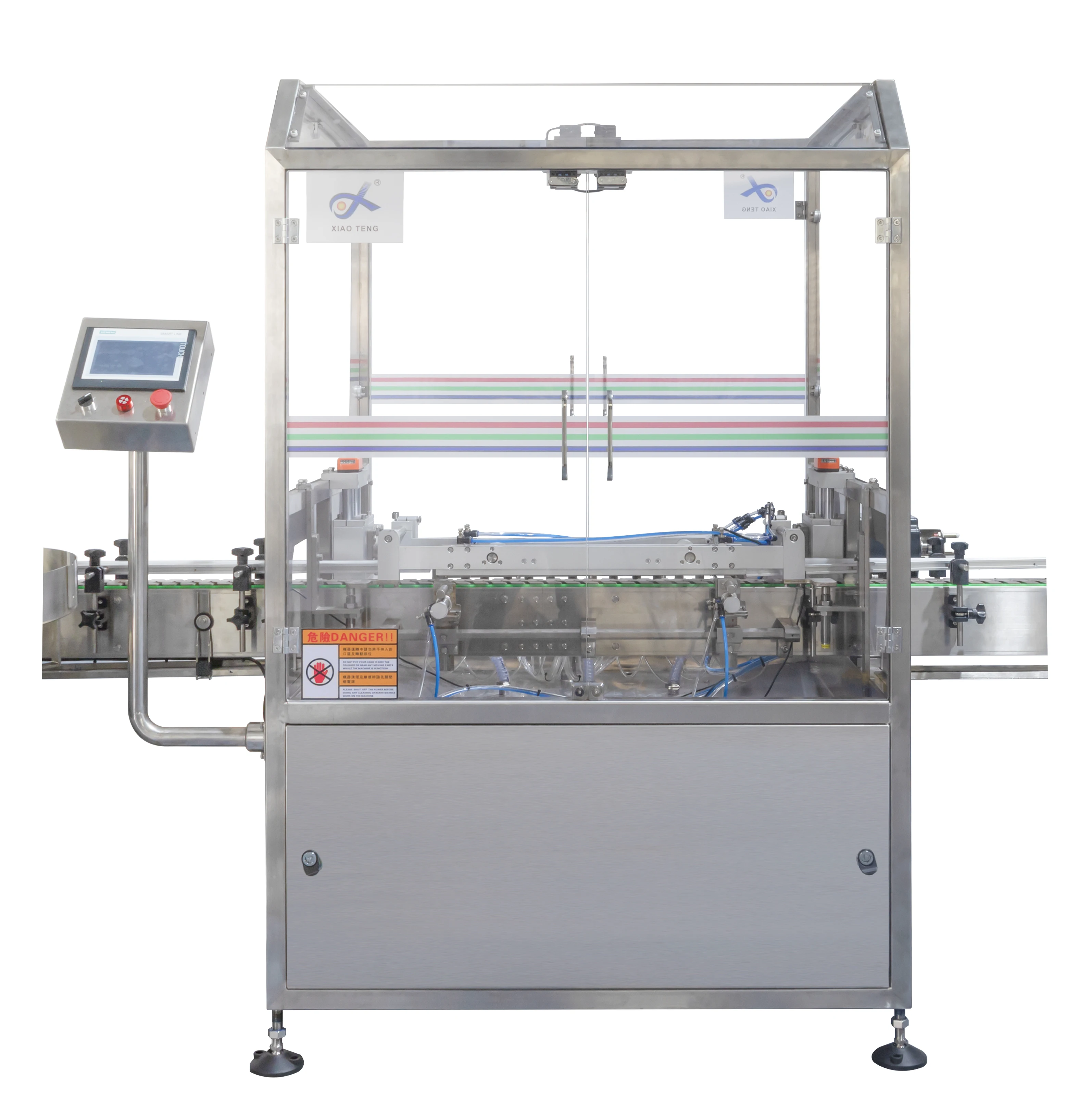 Full automatic glass/plastic bottle air/water washing machine