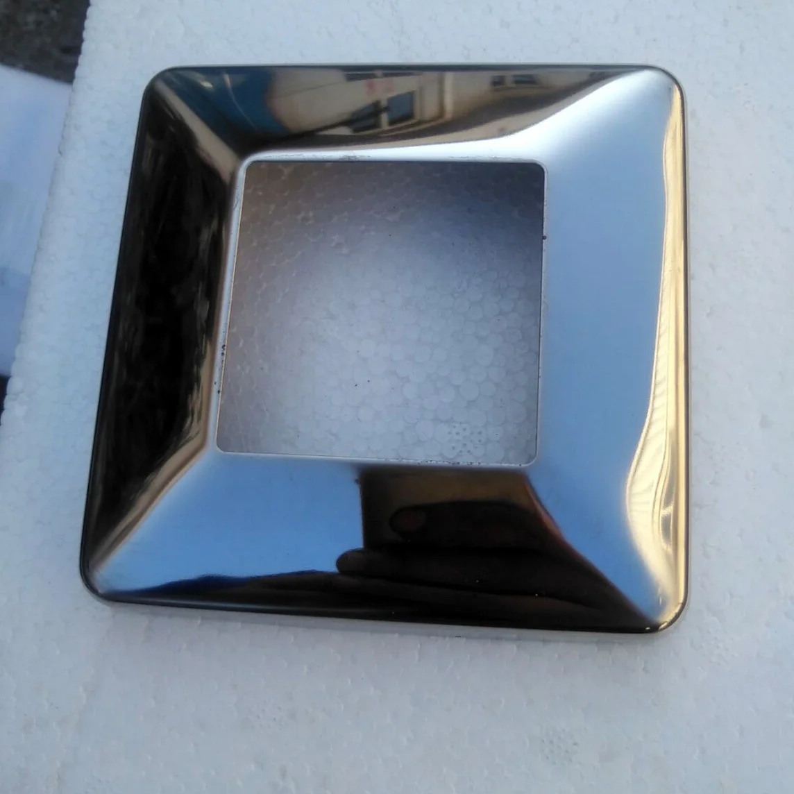 Stainless Steel 316 ,stainless steel 304 Square domed Plate Cover for Stainless steel post