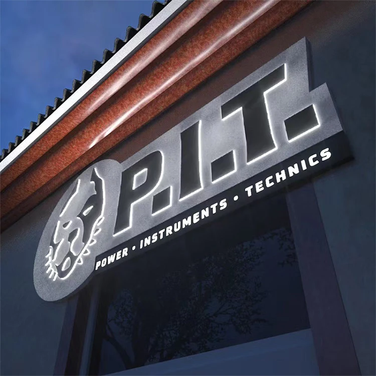 factory Custom Laser Cutting 3d letters wall name shop Signage