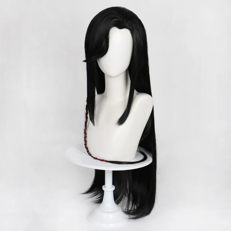 Tian Guan Ci Fu Hu Hua Cheng Xie Lian синтетический длинный прямой черный Аниме косплей парик для вечеринки