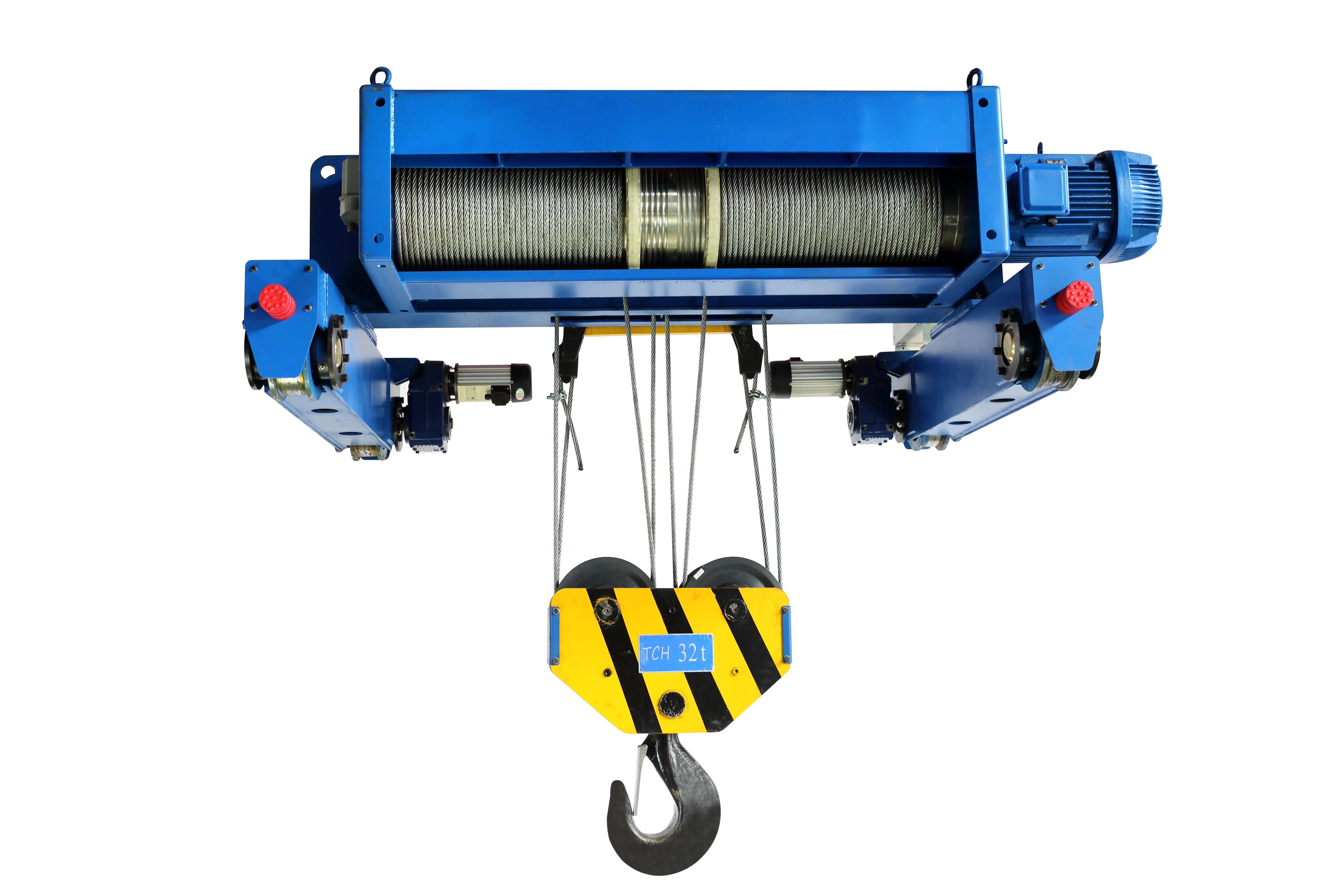 VISION Electric hoist European style wire rope hoist double girder crane hoist