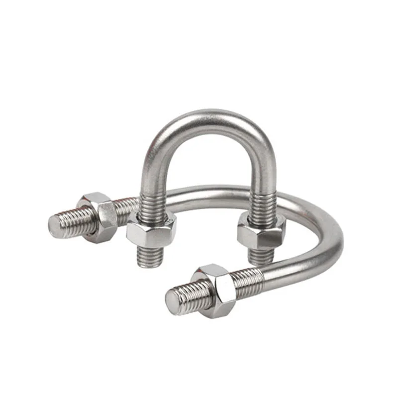 SS304 stainless steel bolts and nuts square u bolt stainless steel for industry