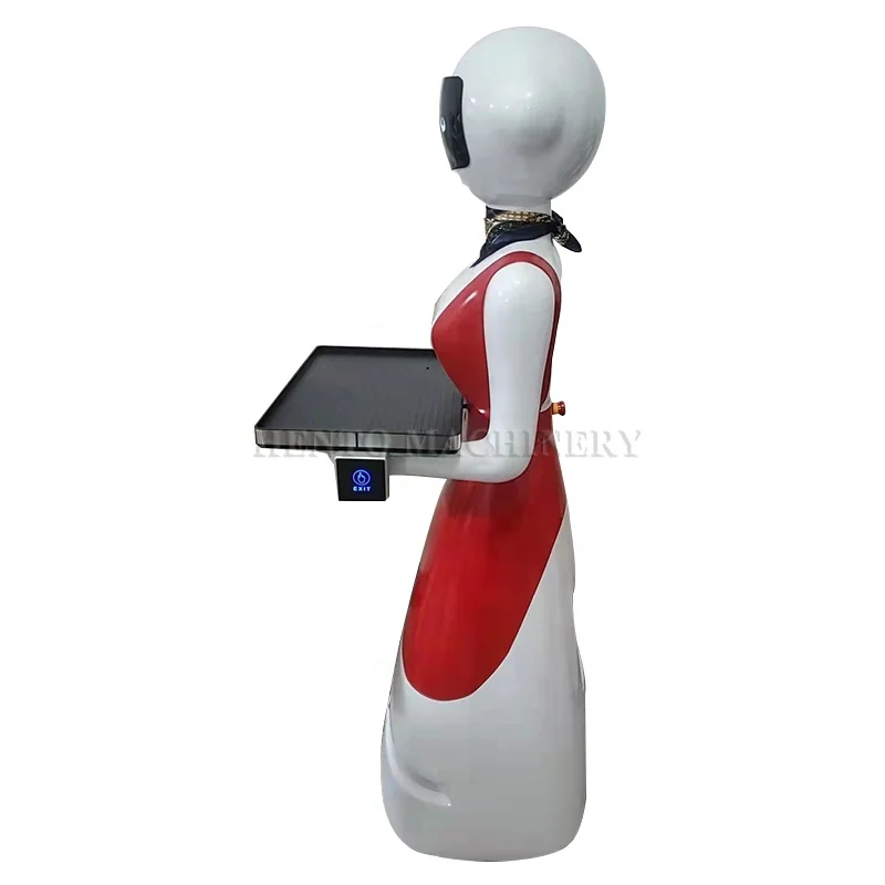 High Performance Restaurant Automatic Robot Waiter Service / Robot Food Delivery For Sale