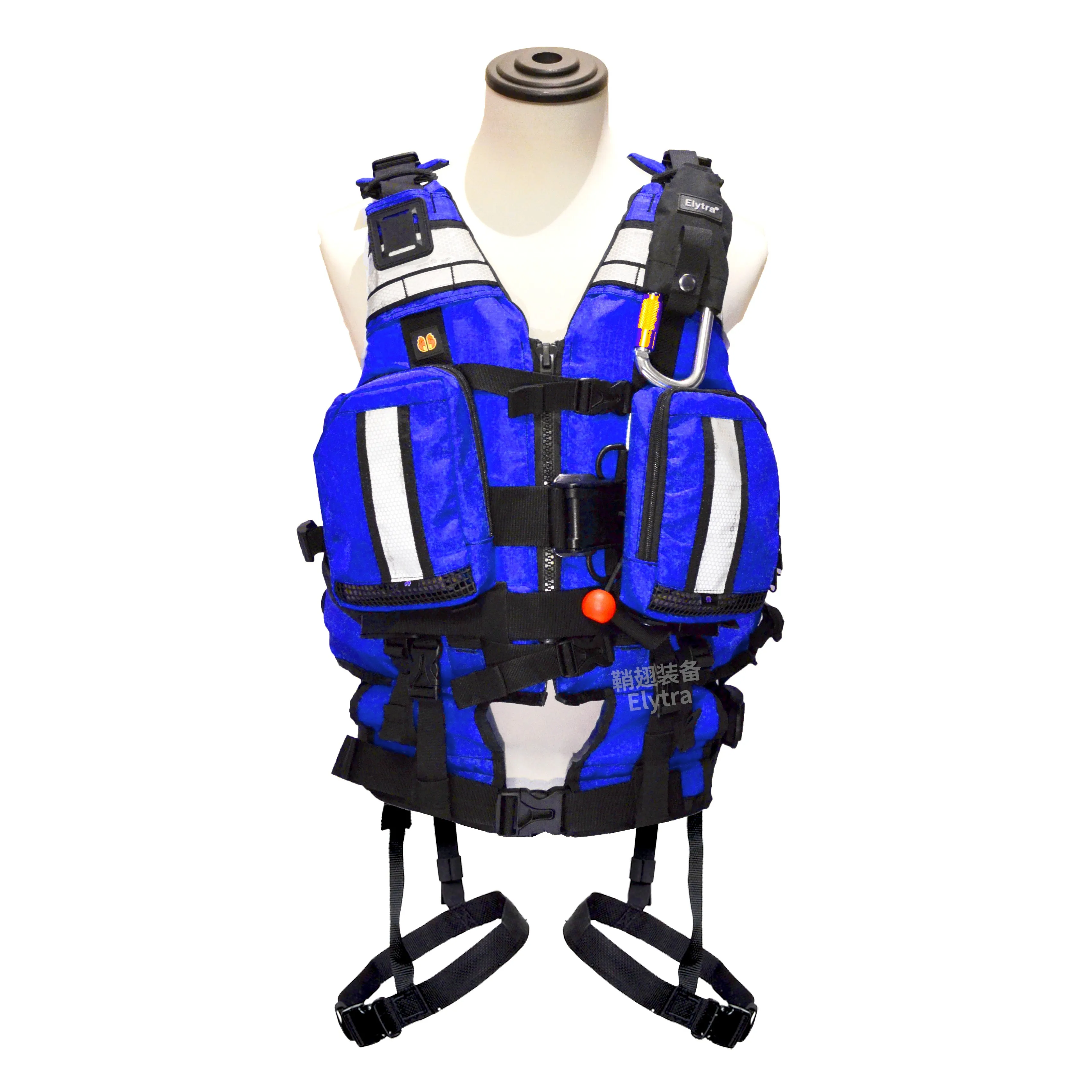Multi-functional Swiftwater Rescue Life Jacket Kayaking Boating Surfing Supboard TYPE V PFD 150N High Buoyancy Leg Strap