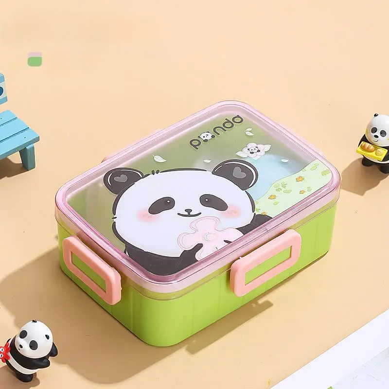 Food  Grade Plastic food bois for kids food storage School cartoon lunch boxes