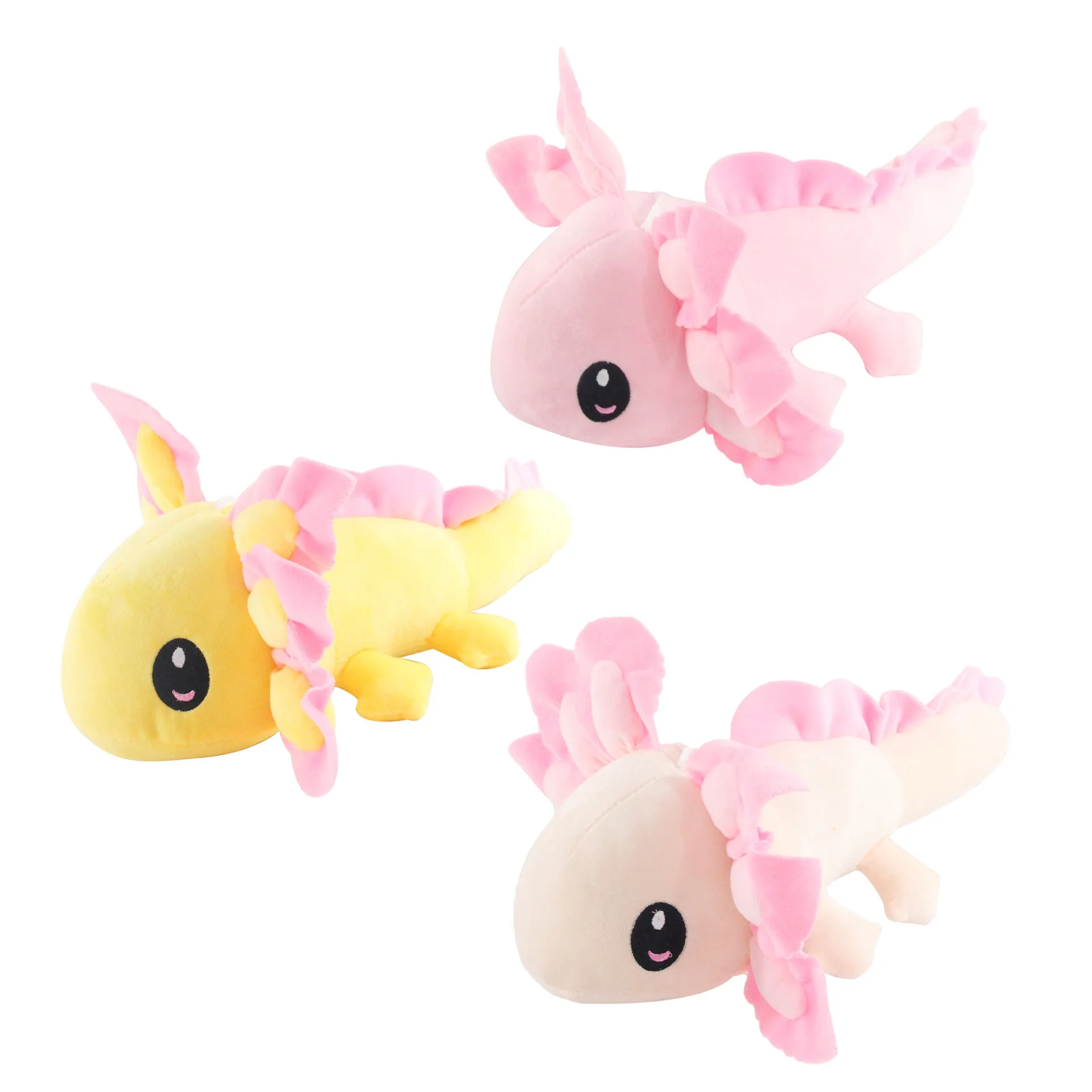Мягкие плюшевые животные на заказ, Axolotl, игрушка Amazon, Лидер продаж, милая саламандра, игрушка Cynops