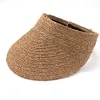 Wholesale Straw Sun Visor Cap for Beach Travelling Wear