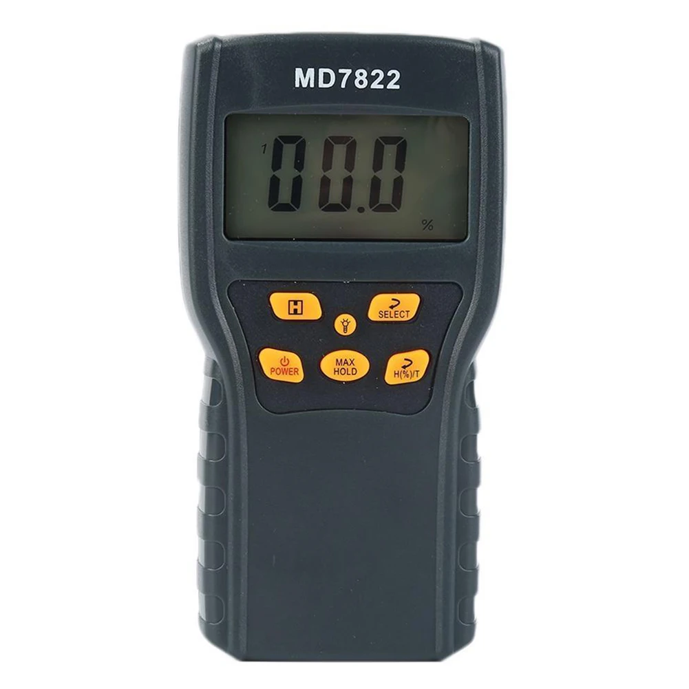 Digital Grain Moisture Meter MD7822 LCD Display Humidity Tester Contains Wheat Corn Rice Moisture Test Meter