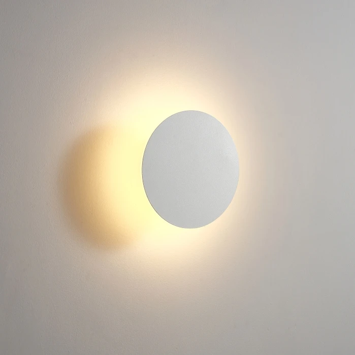 Modern 6W Outdoor wall lamp round aluminum led exterior wall lights