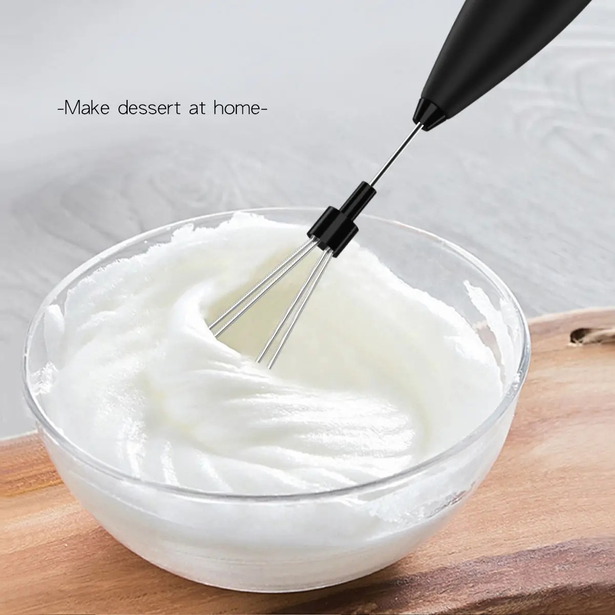 Handheld Milk Frother Battery Operated Electric Foam Maker Egg Beater Hand Mixer Milk Frother For Coffee