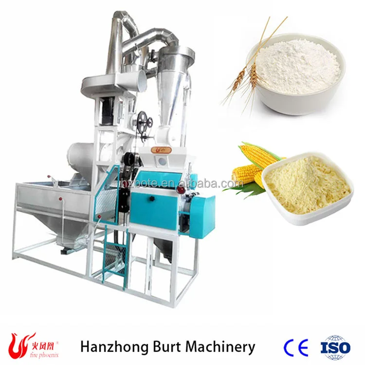 Automatic Mini Wheat Flour Mills Machinery Mini Roller 5 Ton Per Day Flour Mill Plant