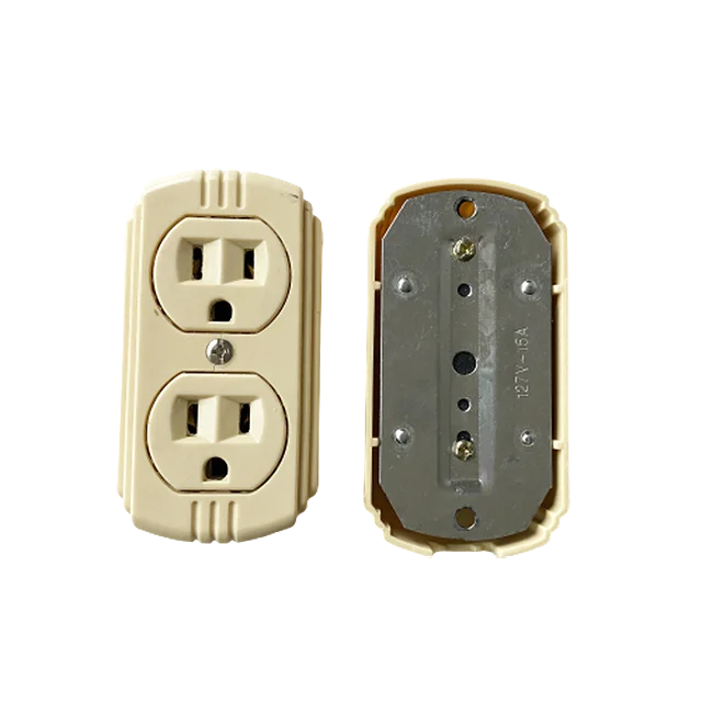 guangdong charge  universal socket copper contact yellow bakelite plastic pc pp socket