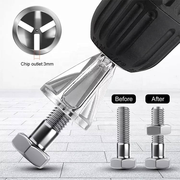 Newest Deburring External Chamfer Tool Triangle Shank Stainless Steel Remove Burr Tools for Metal Drilling