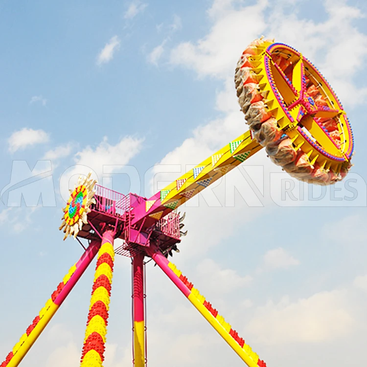 Super pendulum 360 degree amusement park facilities carnival funfair thrill rides for sale