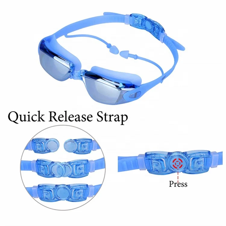 Mystyle swimming goggles wholesale waterproof swim eye google triathlon with case for adults