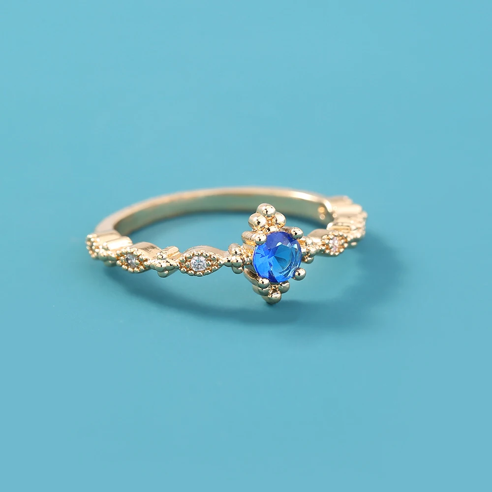 1.7 cm White Glitter Butterfly Love Heart Zirconia Rings Colorful Zircon Ring For Engagement Jewelry For Bride Women