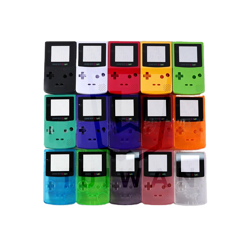 Light Classic Game Console Shell Case for GBC Housing Shell with buttons