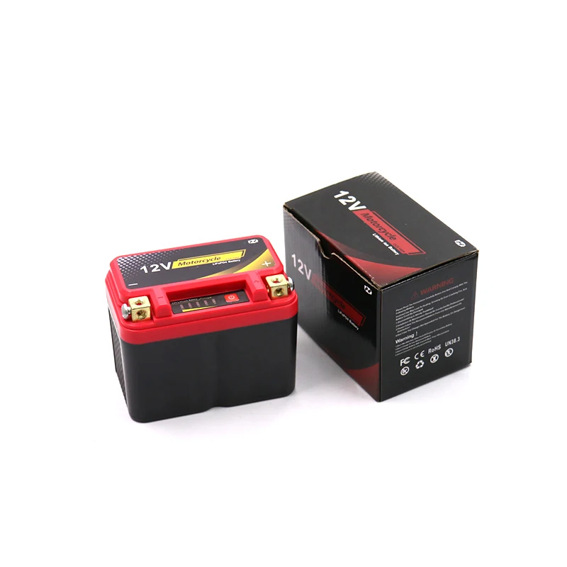 12 8 v Lifepo4 12v 130CCA перезаряжаемый литий-ионный скутер Стартер батареи