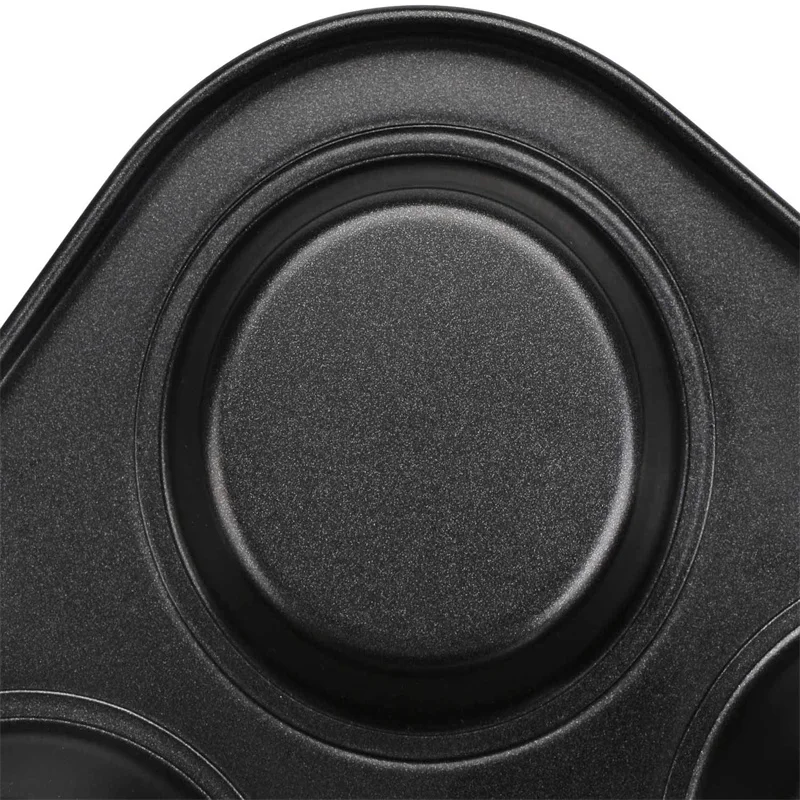 Non Stick Carbon Steel Cake Baking Pan Perfect 6 Cups Muffin Pan for Making Muffins or Cupcakes