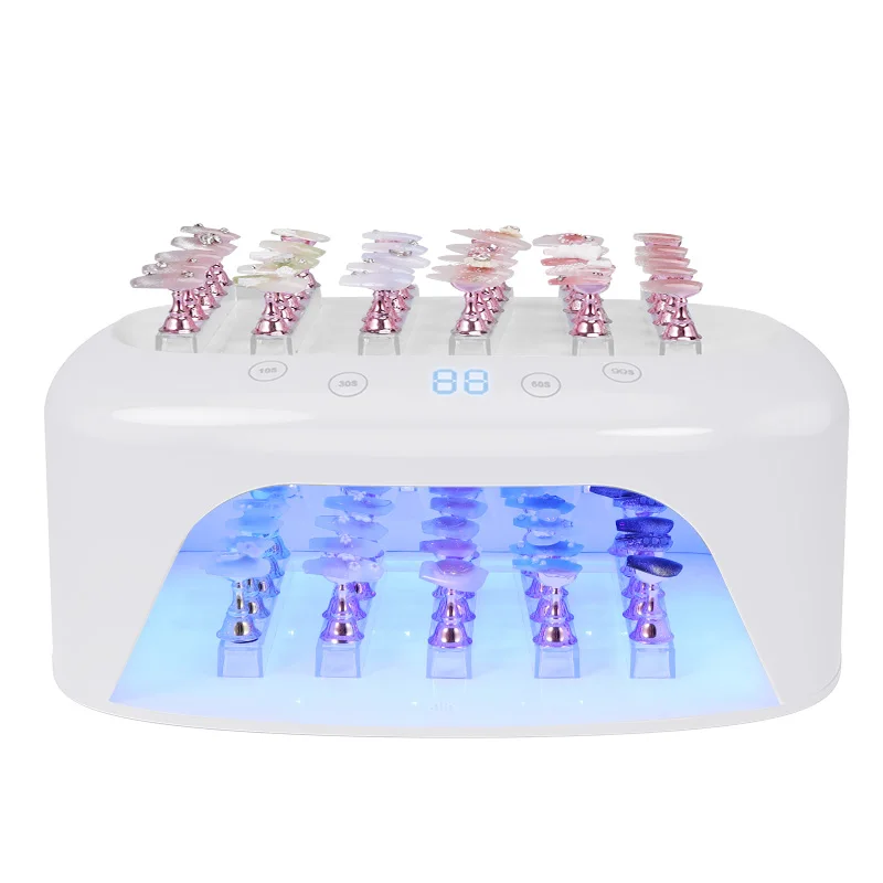 Professional Nail Dryer UV Led Lamp Curing Light Machine with Large Space For Press On Nails at Home and Salon
