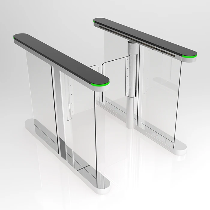 Full Automatic Swing Speed Turnstile RFID Card Reader QR Code Face machine Security Turnstile Gate in Gym Office-block