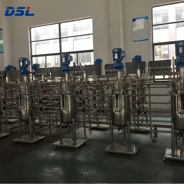 20L Stainless Steel Jacketed Fermenter Pilot scale bioreactor