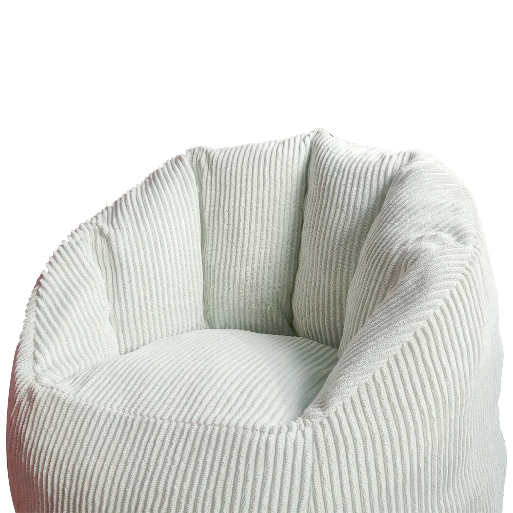 Living Room Furniture New Design Pumpkin Beanbag Chair Soft Pure And Fresh Velvet foam sofa sack