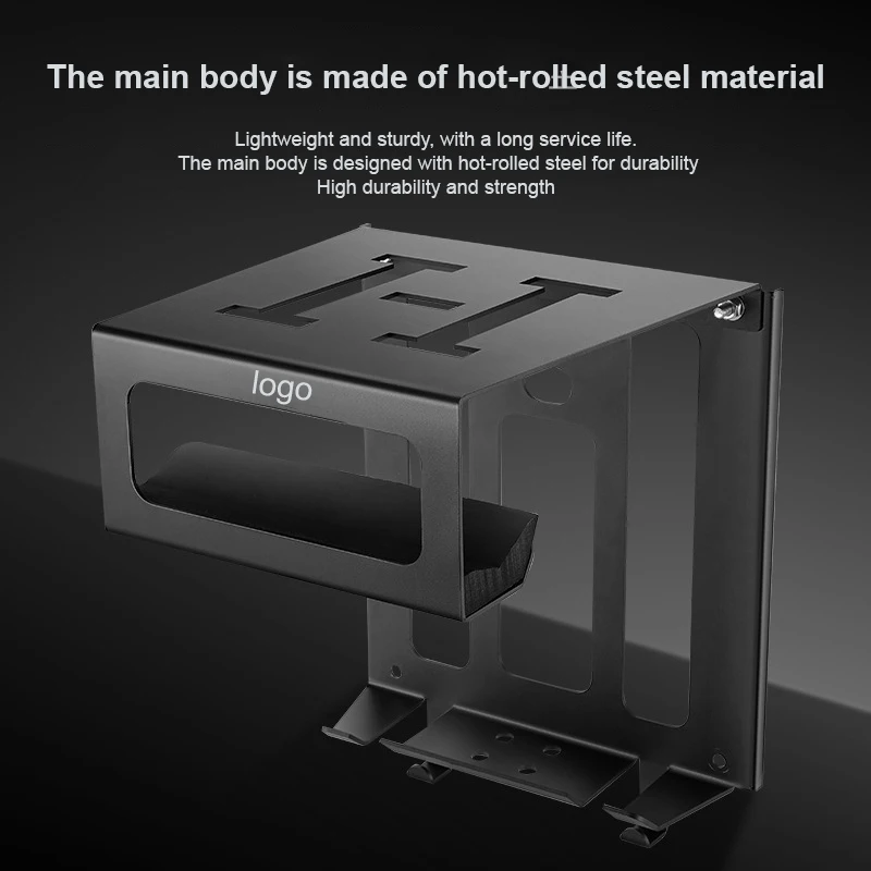 vertical Black metal steel bicycle rack wall mounted bike storage basket bike handlebar rack